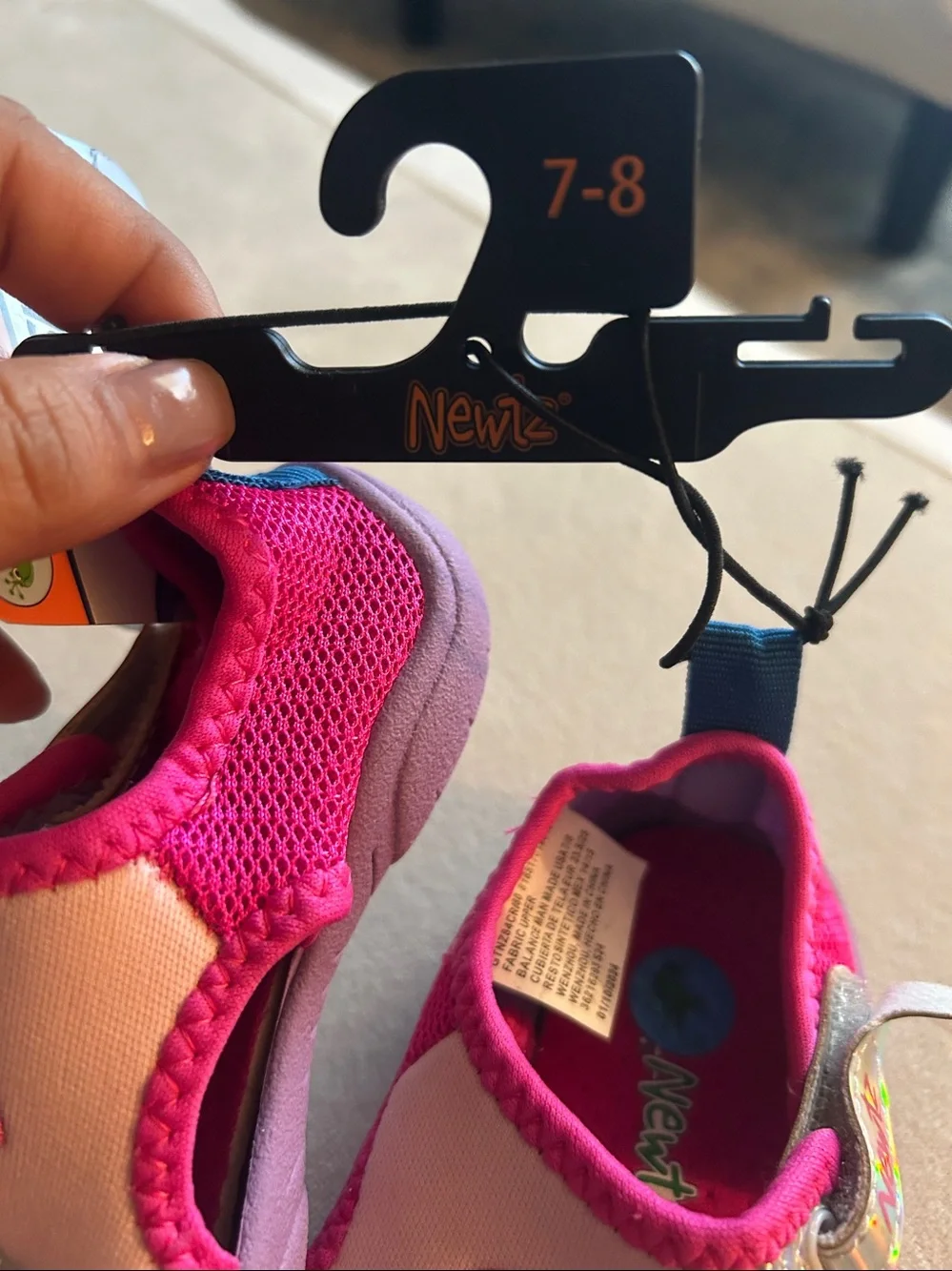 Kids' Pink & Purple Mermaid Water Shoes